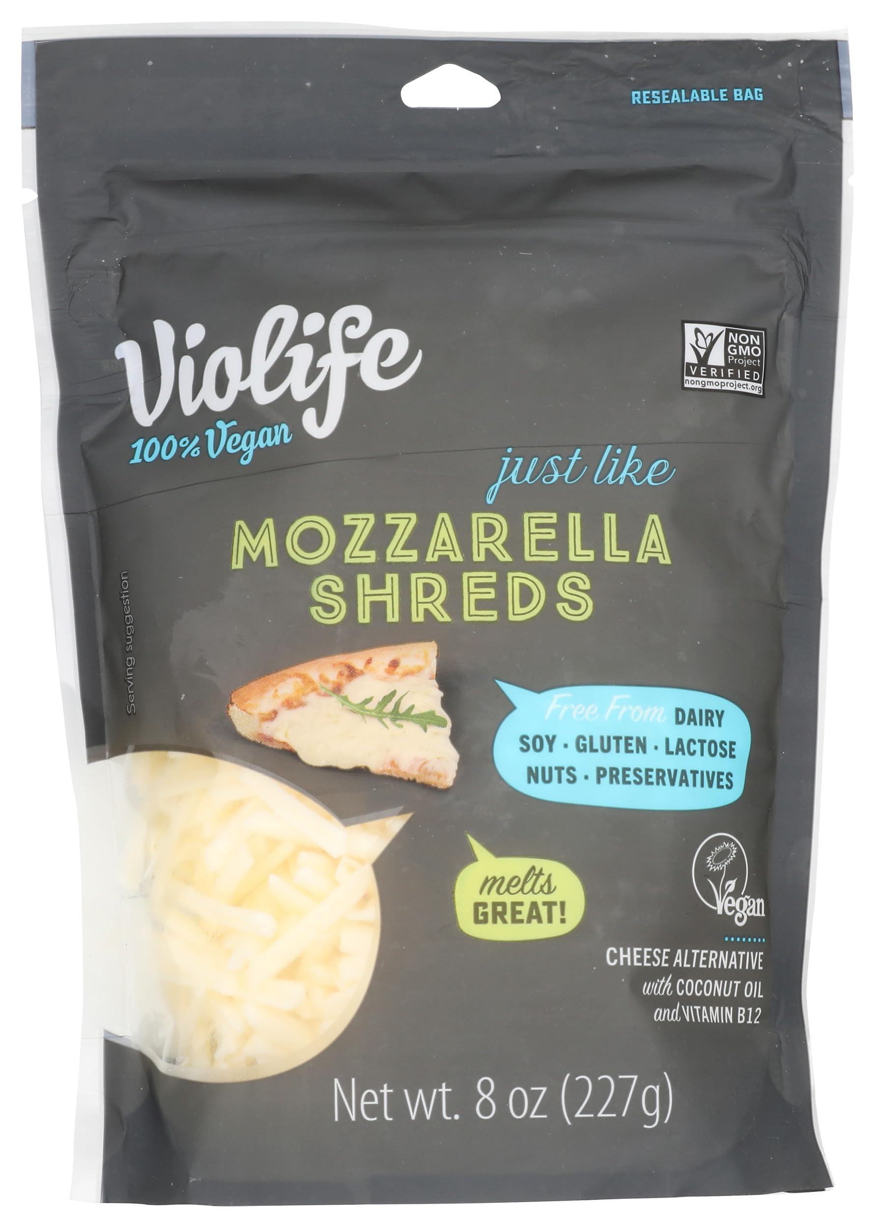 Violife Just Like Mozzarella Shreds, 8 OZ | Grocery Pickup